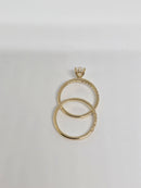 Beautiful Pear Shape 1.72CT VS Lab Diamond Engagement Rings in 14K