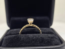 Beautiful Pear Shape 1.72CT VS Lab Diamond Engagement Rings in 14K
