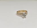 Beautiful Oval Shape 2.26CT VS Lab Diamond Engagement Rings in 14K