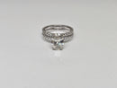 Beautiful Oval Shape 2.74CT VS Lab Diamond Engagement Rings in 14K