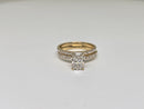 Beautiful Radiant Shape 2.18CT VS Lab Diamond Engagement Rings in 14K