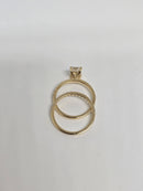 Beautiful Radiant Shape 2.18CT VS Lab Diamond Engagement Rings in 14K