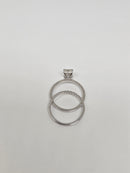 Beautiful Radiant Shape 2.17CT VS Lab Diamond Engagement Rings in 14K