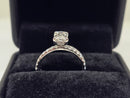 Beautiful Radiant Shape 2.17CT VS Lab Diamond Engagement Rings in 14K