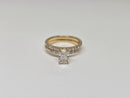 Beautiful Radiant Shape 1.70CT VS Lab Diamond Engagement Rings in 14K