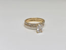 Beautiful Radiant Shape 1.70CT VS Lab Diamond Engagement Rings in 14K
