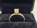 Beautiful Radiant Shape 1.70CT VS Lab Diamond Engagement Rings in 14K