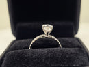 Beautiful Pear Shape 1.73CT VS Lab Diamond Engagement Rings in 14K