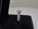 Beautiful radiant Shape 1.68CT VS Lab Diamond Engagement Rings in 14K