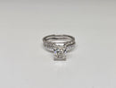 Beautiful Radiantl Shape 3.23CT VS Lab Diamond Engagement Rings in 14K