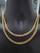 Maillon cubain « Miami » en or 18 carats, 5 mm, creux