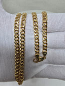Maillon cubain « Miami » en or 18 carats, 5 mm, creux