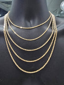 18k 2mm byzantine solid/full