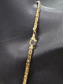 18 carats, 3,5 mm, style byzantin, massif/plein