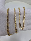 18 carats, 3,5 mm, style byzantin, massif/plein