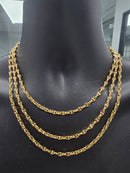 18k 4mm mariner chain
