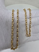 18k 4mm mariner chain