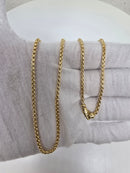 18k 2.5mm box chain Solid/Full
