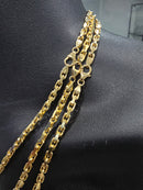 18k 3.8mm Anchor Link chain Solid/Full