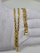 18k 3.8mm Anchor Link chain Solid/Full