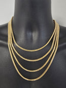 14k 3.5mm franco yellow gold