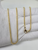 Or jaune Franco 14 karats, 2,7 mm, massif