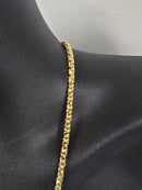 14k 4mm franco diamond cut solid/full