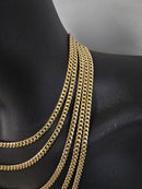 14k 4.5mm miami cuban link yellow gold