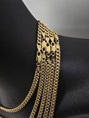 14k 4.5mm miami cuban link yellow gold