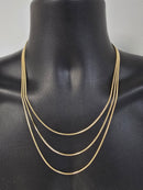 14k 2mm Miami Cuban Link solid/full