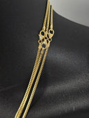 14k 2mm Miami Cuban Link solid/full
