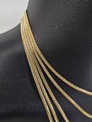 14 karats, 3mm, maillon cubain solid