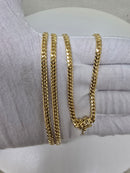 14k 4mm Miami Cuban Link solid/full