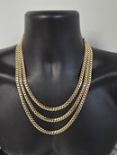 14k 7mm Monaco chains