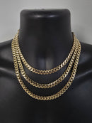 14k 8mm Monaco chains