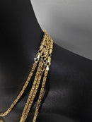 14k 3mm byzantine chain solid/full