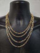 5mm Figaro Chain  10K Yellow Gold