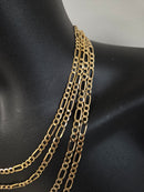 5mm Figaro Chain  10K Yellow Gold