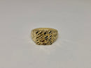 Bague en or 10k style pépite
