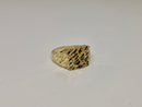 Bague en or 10k style pépite