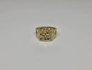 10K nugget square Ring