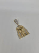 10k jesus round 0.60ct diamonds