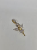 10k angel 0.77ct diamonds