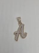 14k A Letter 2.50ct VS LAB