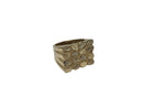 bague nugget large en or 10k