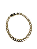 10k 7mm monaco Bracelet cristal noir  lock