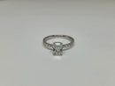 Bague de fiançailles en or jaune 14k 3.31ct Oval vs diamant lab