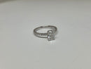 Bague de fiançailles en or jaune 14k 3.31ct Oval vs diamant lab