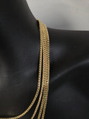 3mm 10k Franco Yellow Gold Solid/Full
