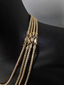 3mm 10k Franco Yellow Gold Solid/Full
